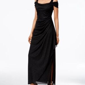 Alex Evenings cold shoulder dress